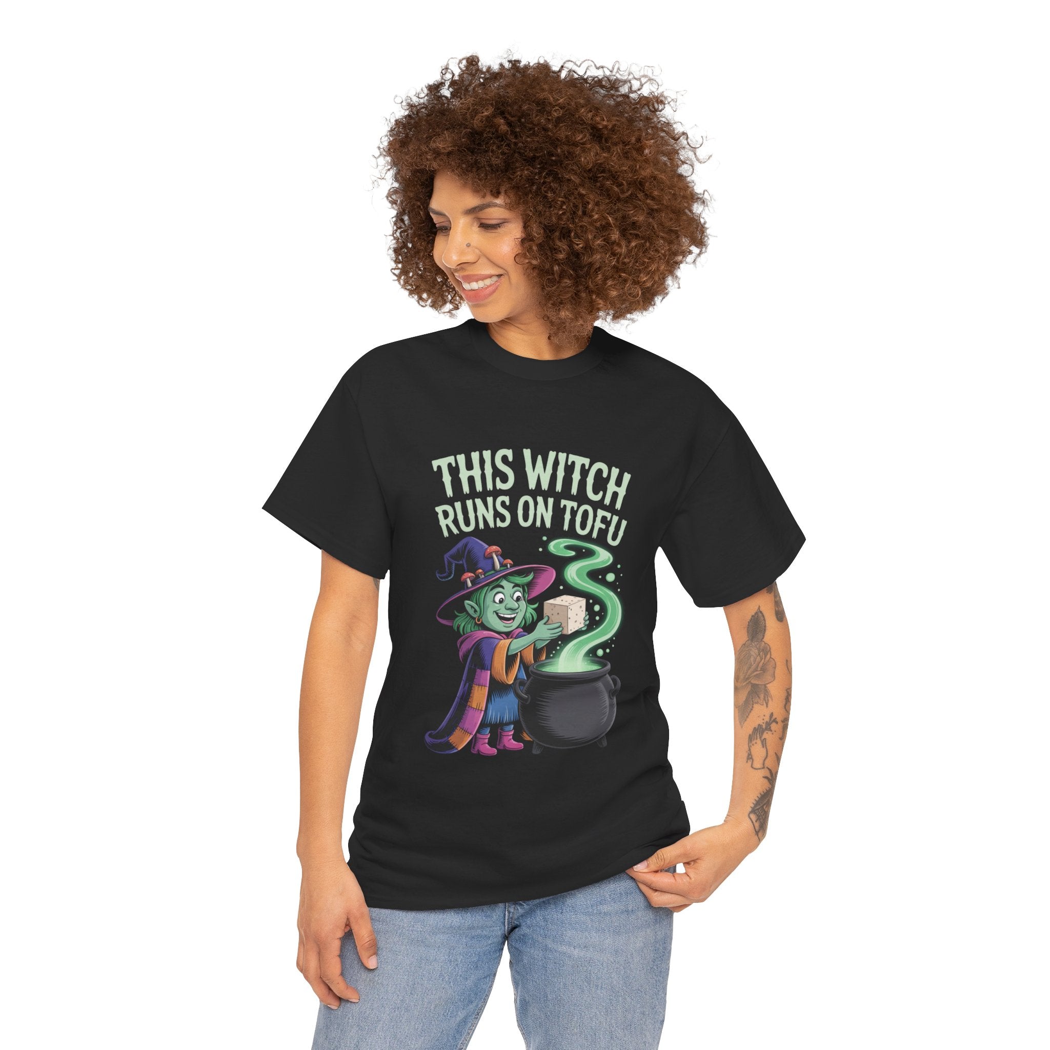 Spooky Vegan Witch Tee