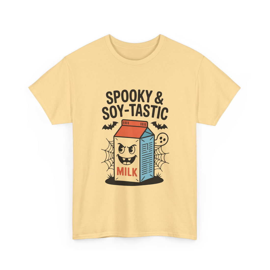 Spooky & Soy-Tastic Milk Tee: Fun Halloween Shirt