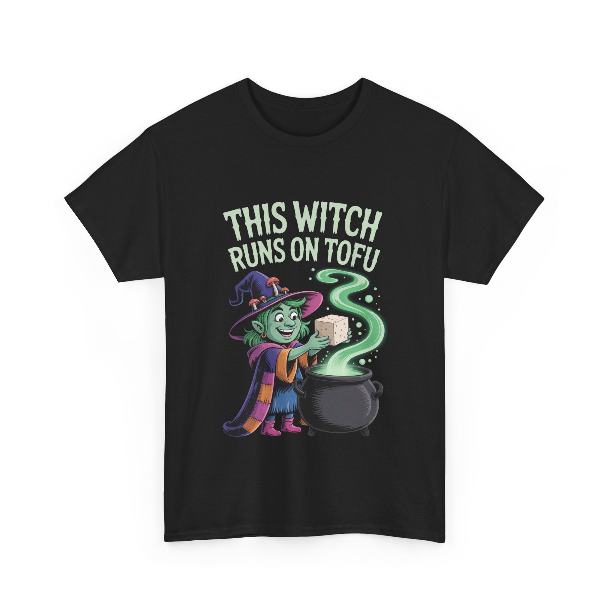 Spooky Vegan Witch Tee