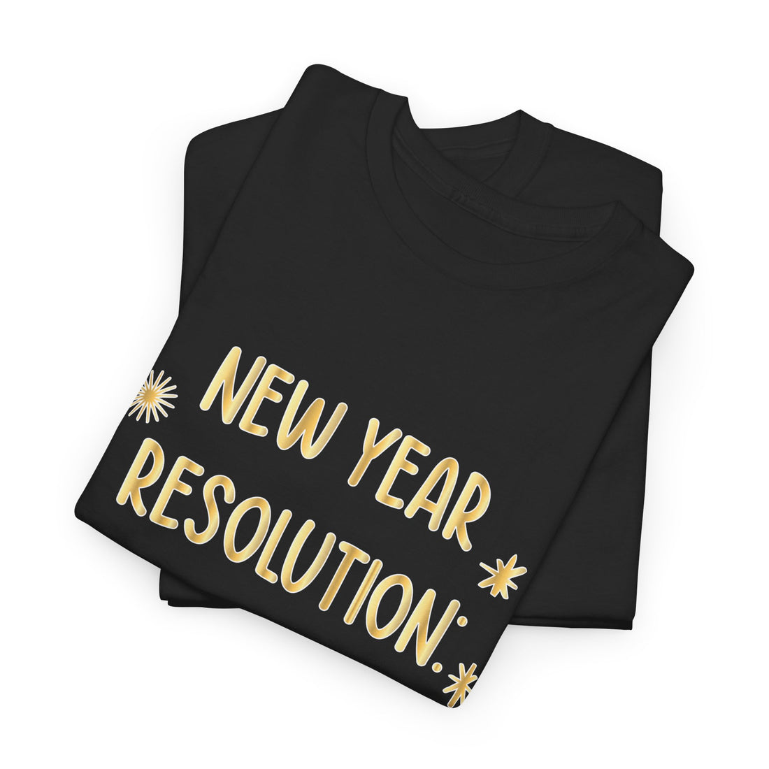New Year Resolution T‑Shirt — "0% Vegan-ish, 100% Vegan" Funny Vegan Tee