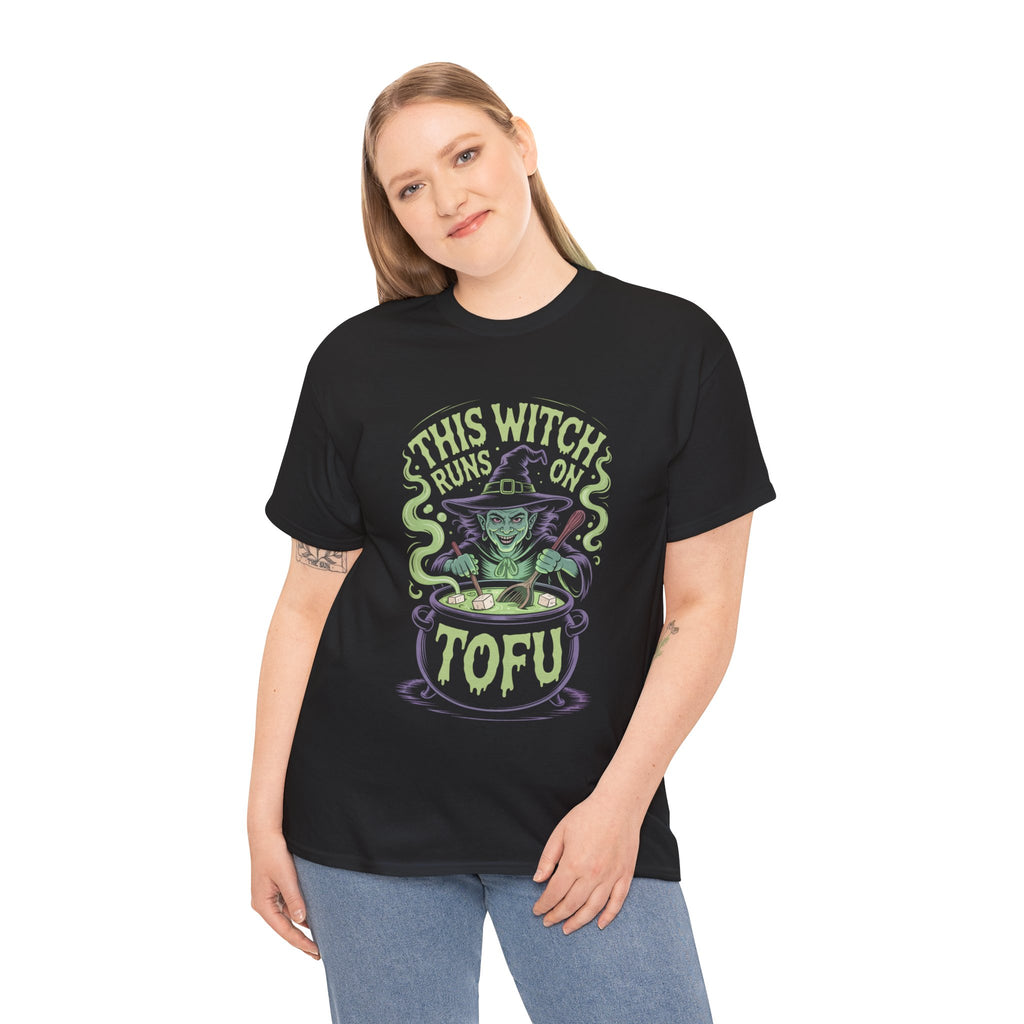Spooky Vegan Witch Graphic Tee