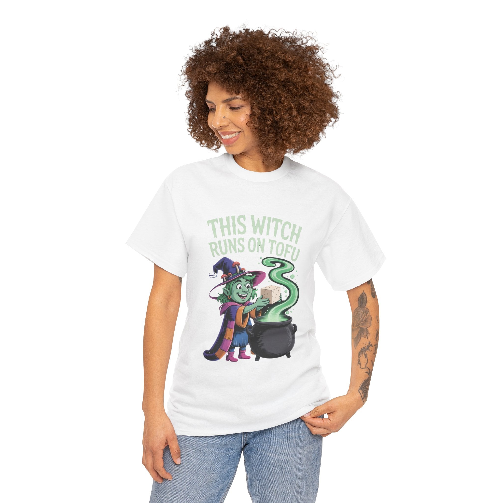 Spooky Vegan Witch Tee