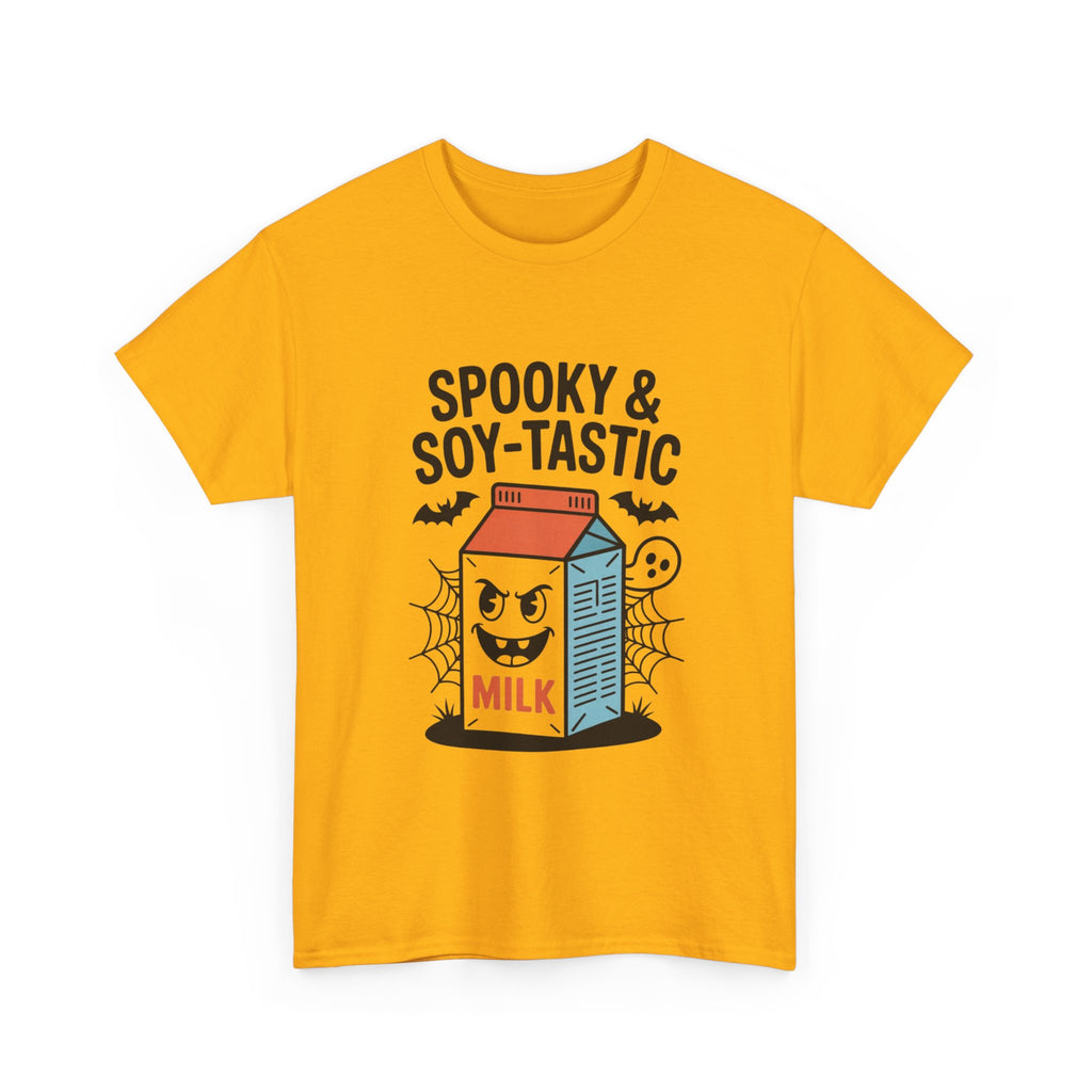 Spooky & Soy-Tastic Milk Tee: Fun Halloween Shirt