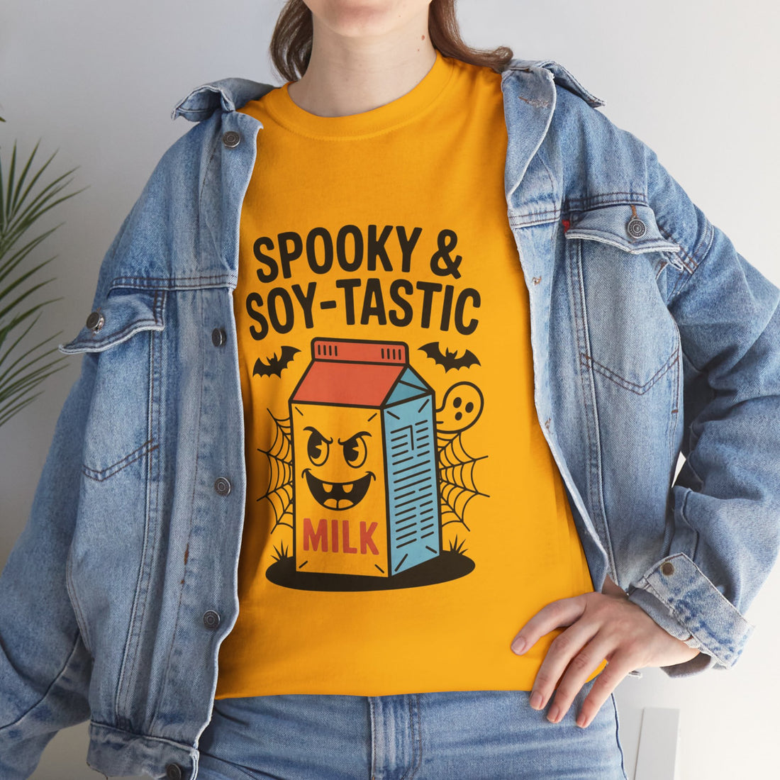 Spooky & Soy-Tastic Milk Tee: Fun Halloween Shirt