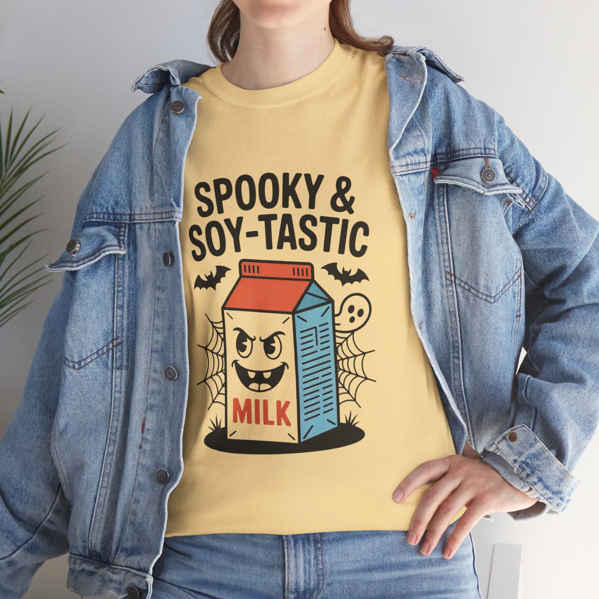 Spooky & Soy-Tastic Milk Tee: Fun Halloween Shirt