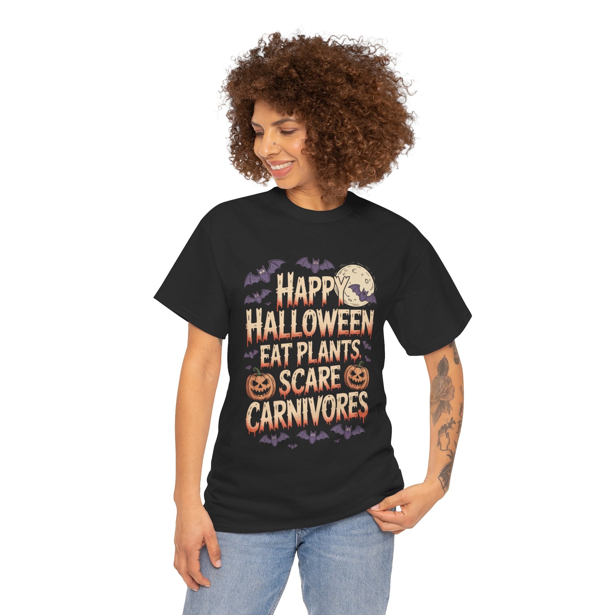 Happy Halloween Eat Plants Tee