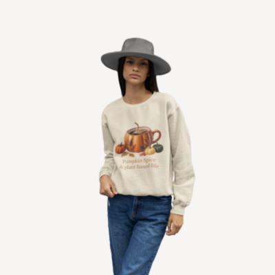Pumpkin Spice Crewneck Sweatshirt for Cozy Fall Vibes