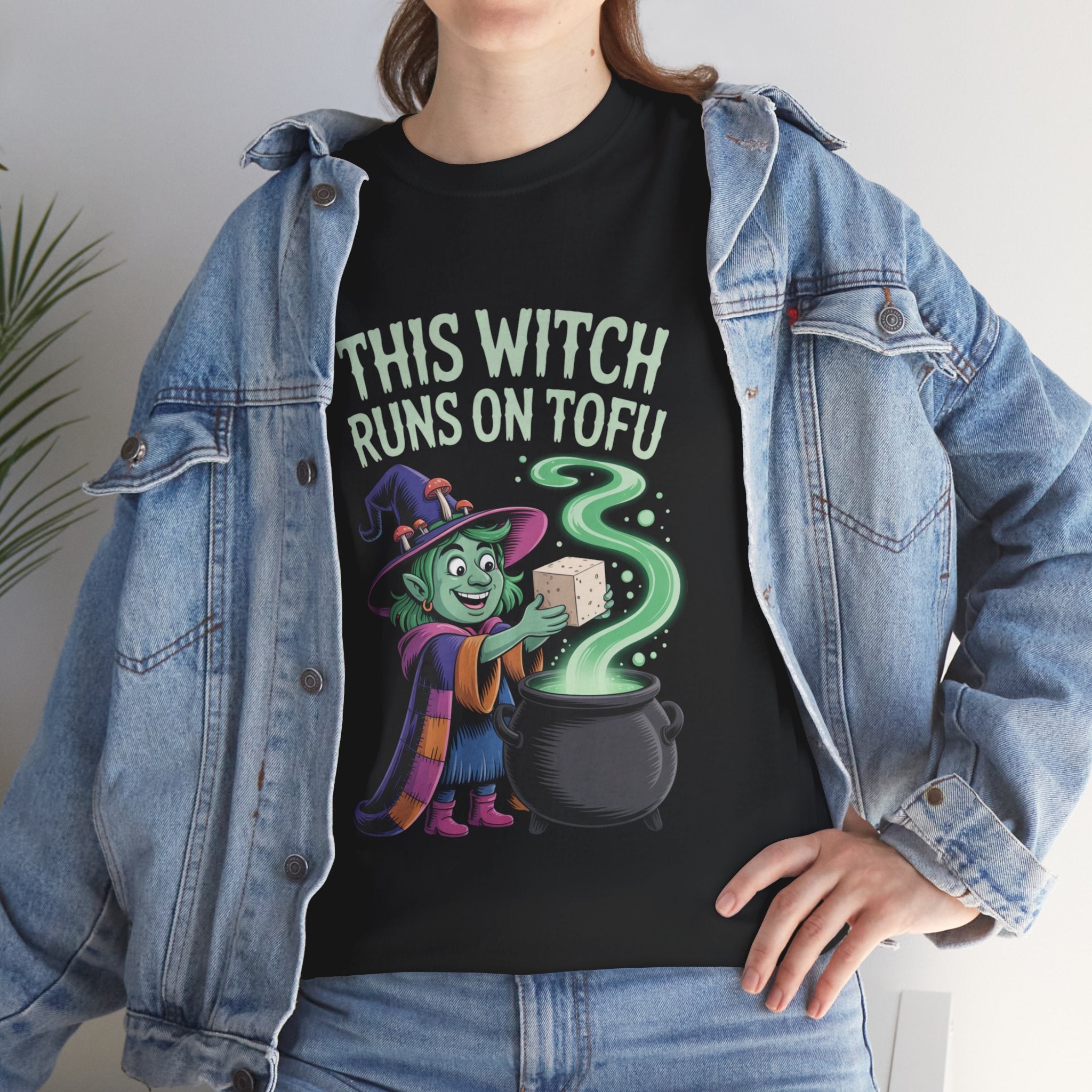 Spooky Vegan Witch Tee