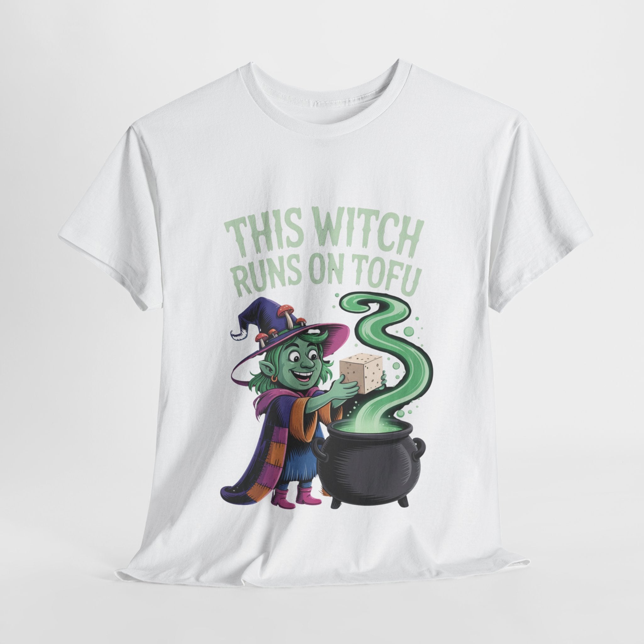 Spooky Vegan Witch Tee