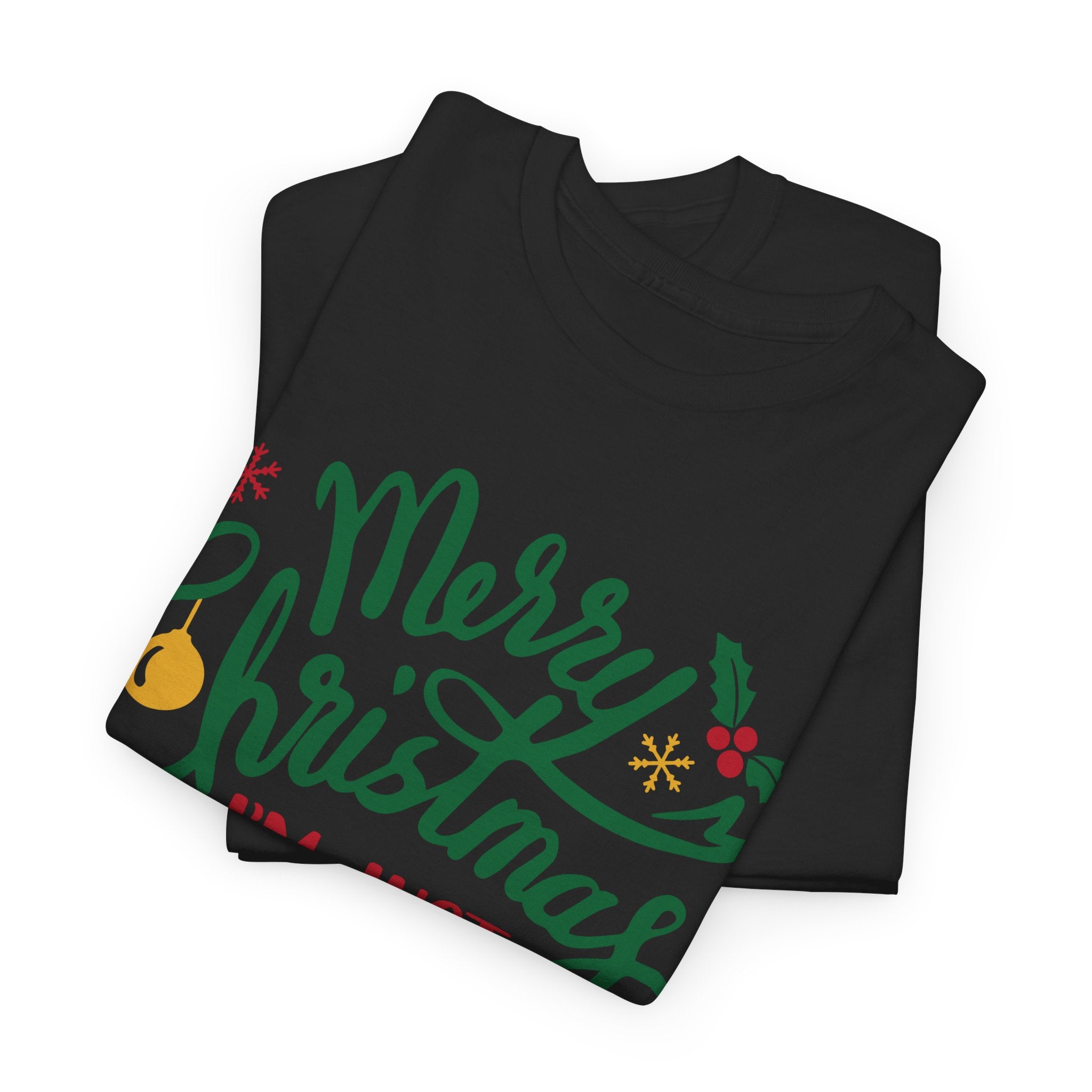 Christmas Tee — “Merry Christmas I’m Just Here for the Sides” Holiday Shirt