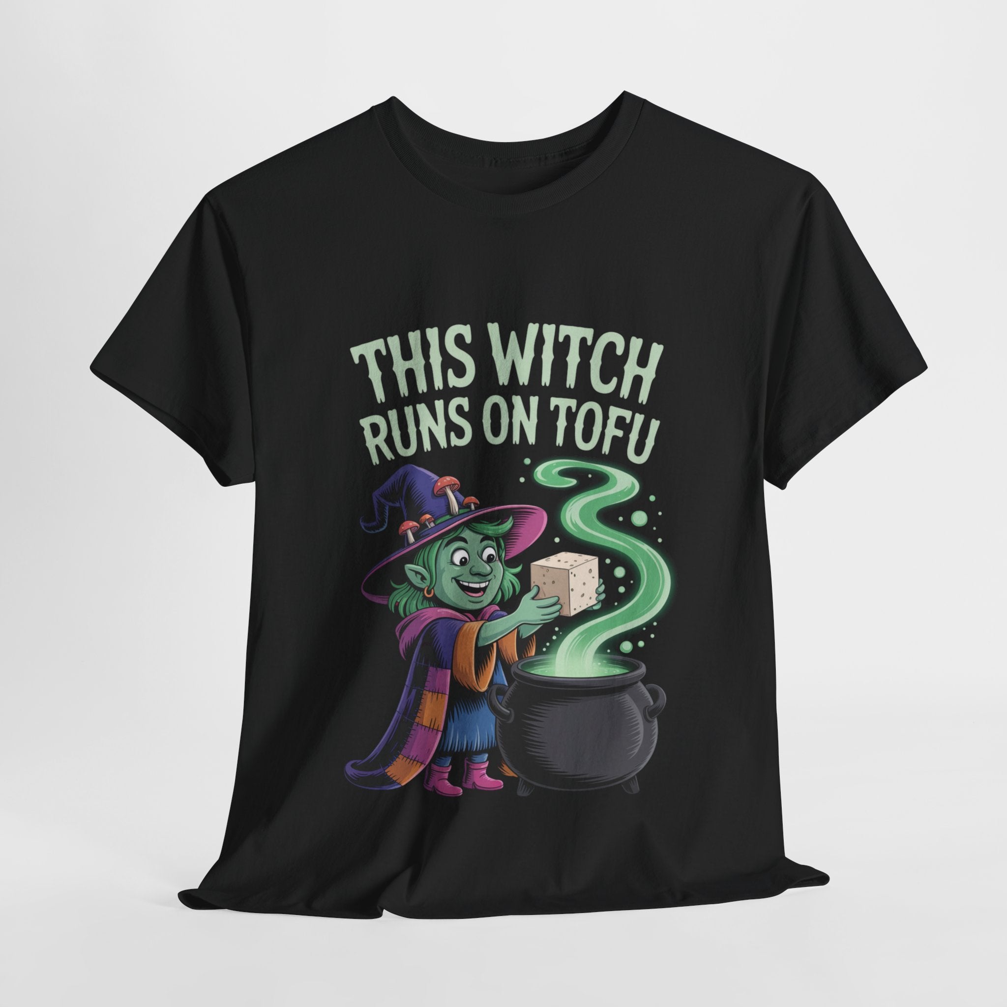 Spooky Vegan Witch Tee