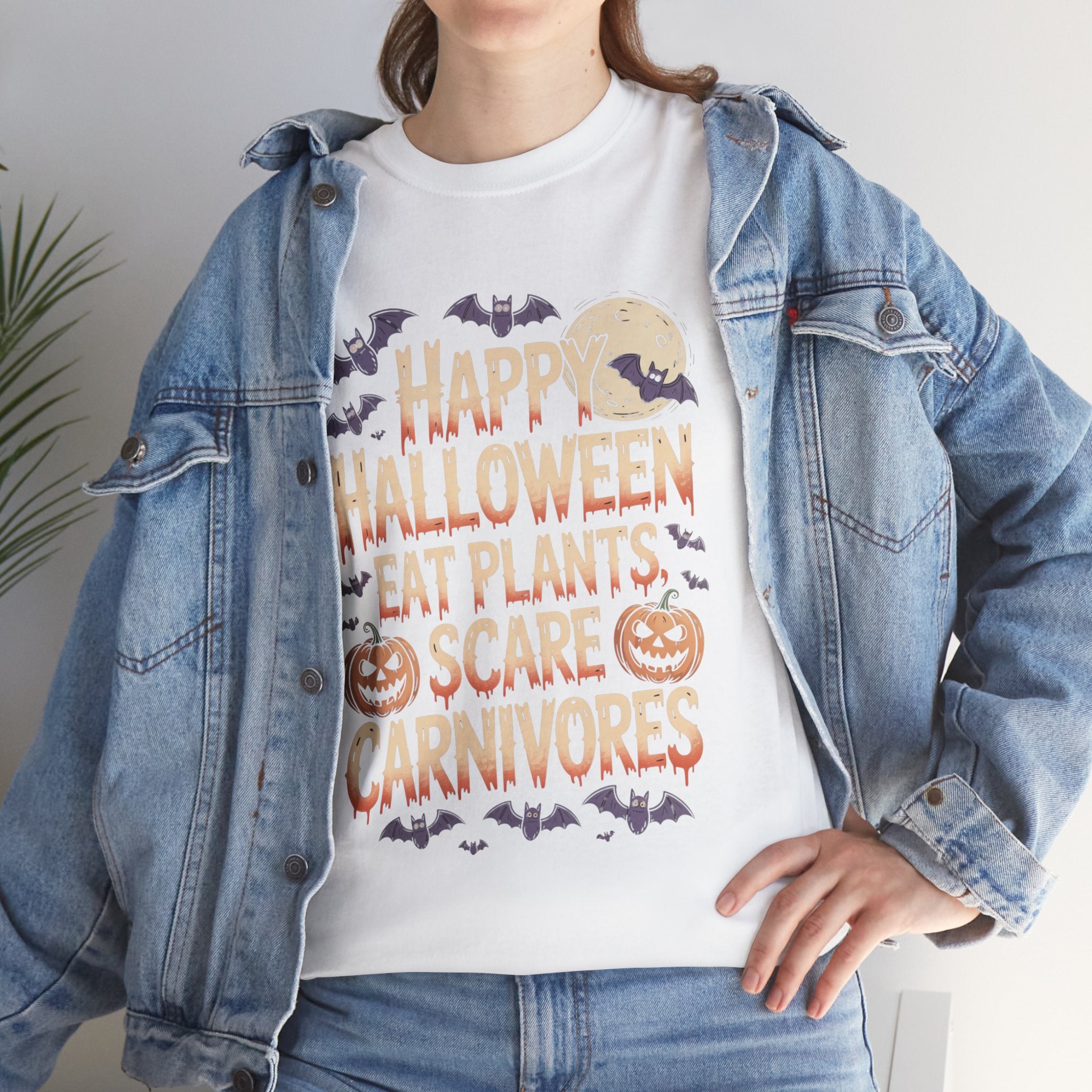 Happy Halloween Eat Plants Tee