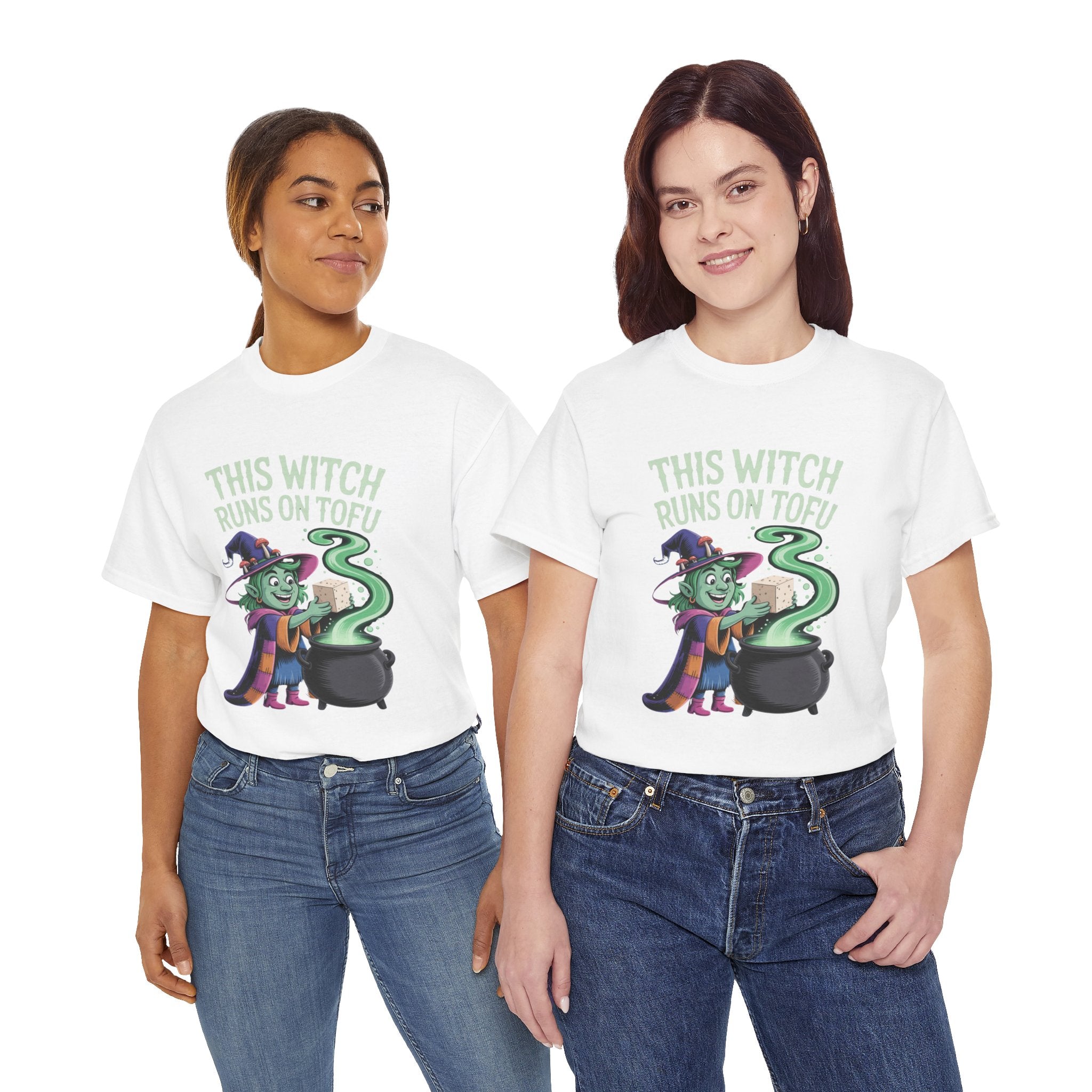 Spooky Vegan Witch Tee