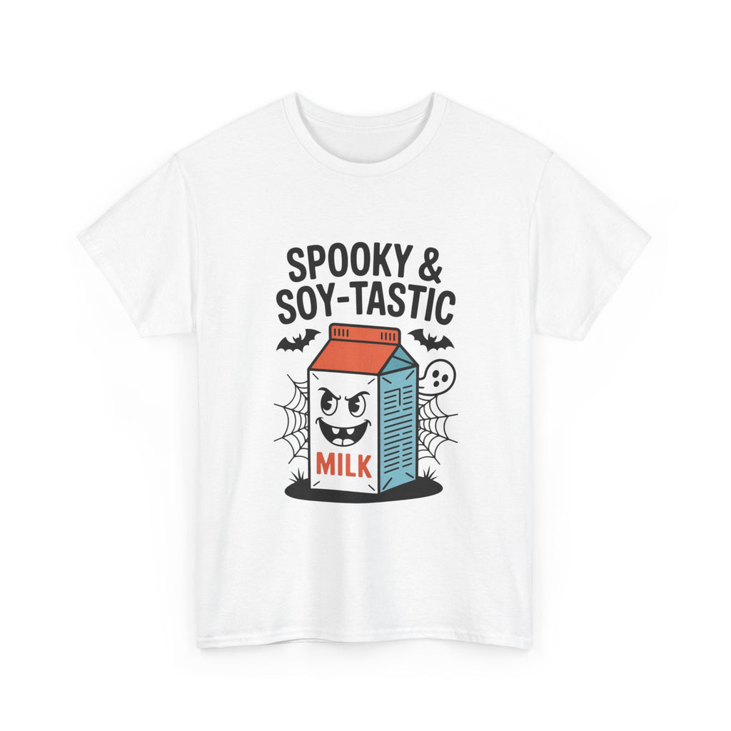 Spooky & Soy-Tastic Milk Tee: Fun Halloween Shirt