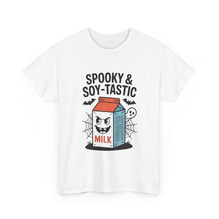 Spooky & Soy-Tastic Milk Tee: Fun Halloween Shirt